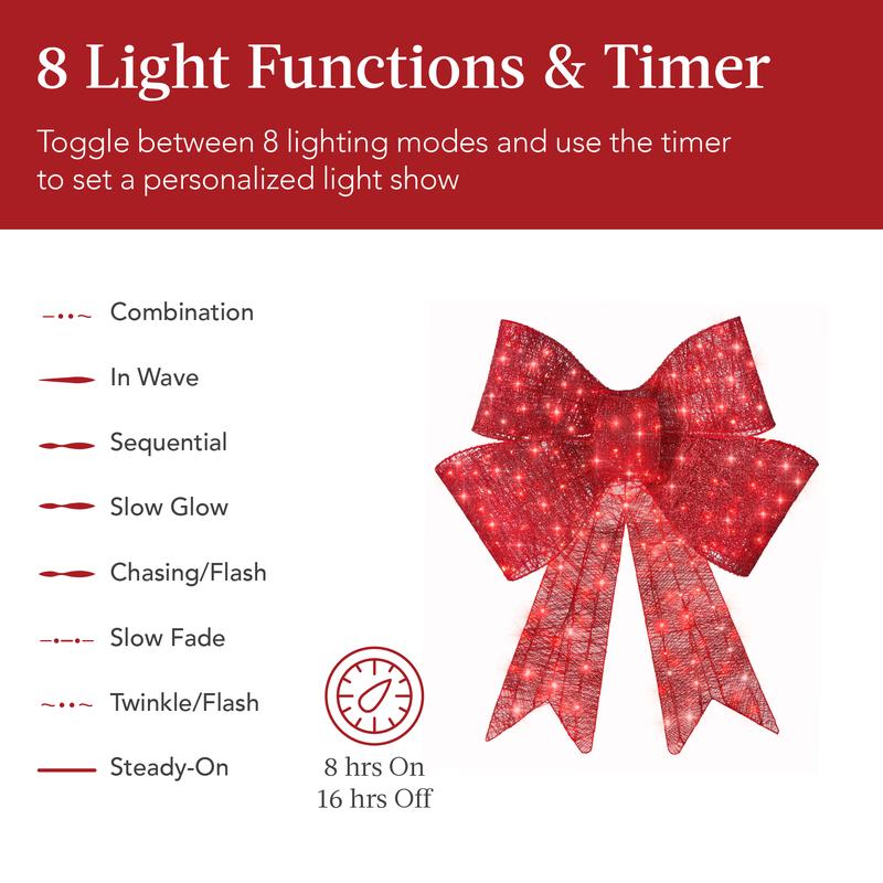 Holiday Glow Bow